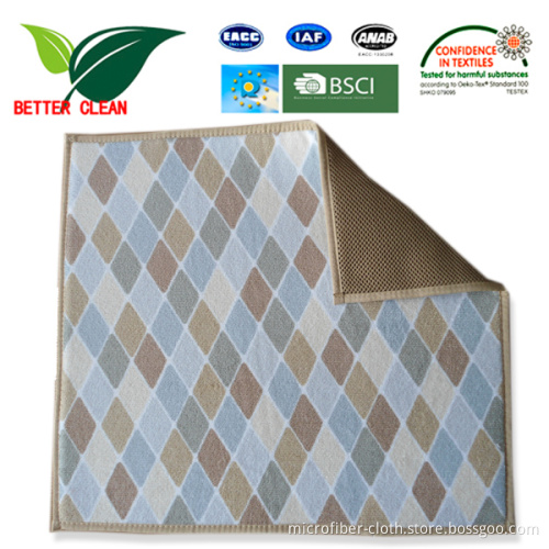 Pattern Dish Drying Mat